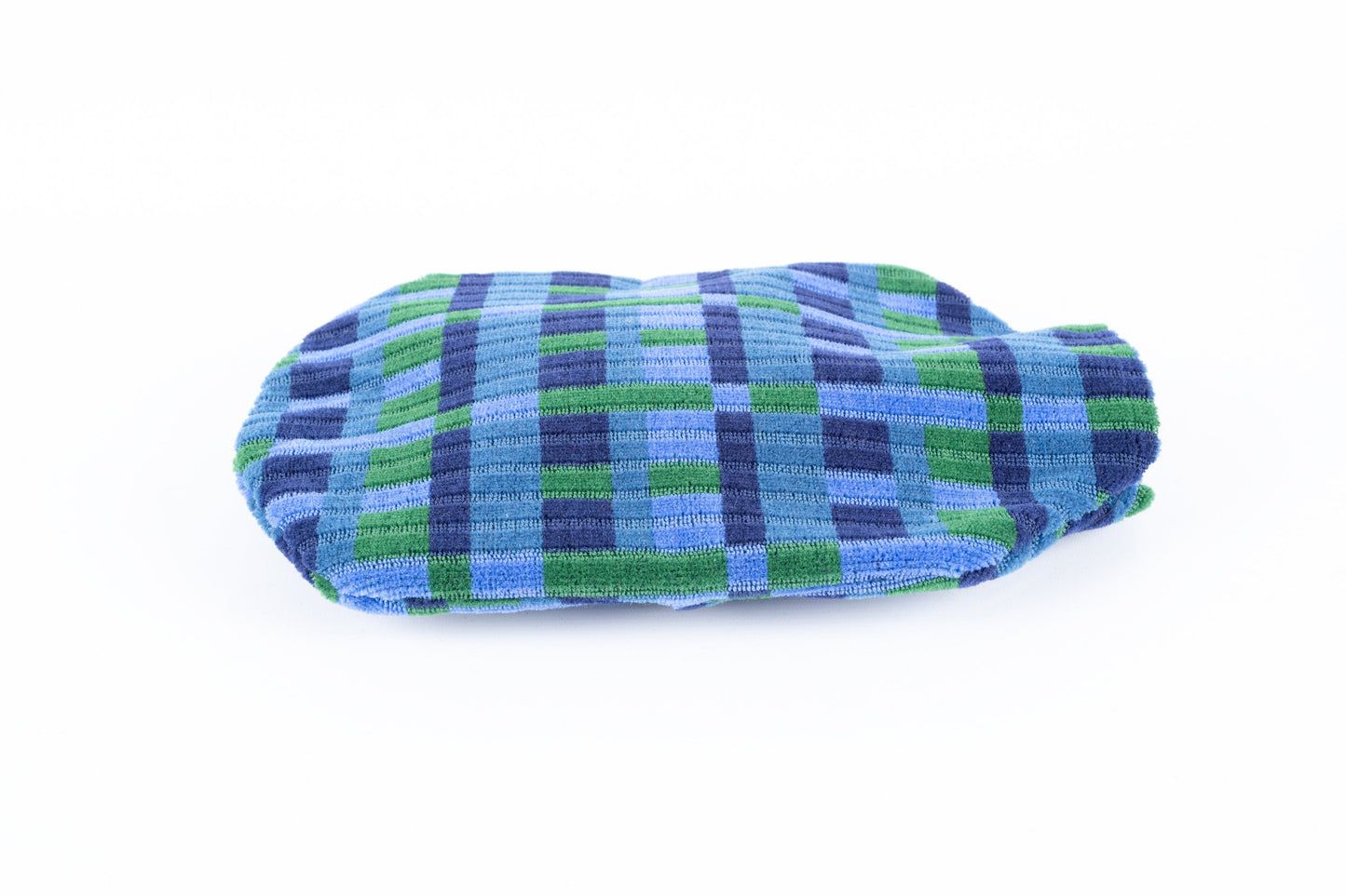 London Underground and London Bus Victoria Line, Blue Straub Moquette Hot Water Bottle Cover