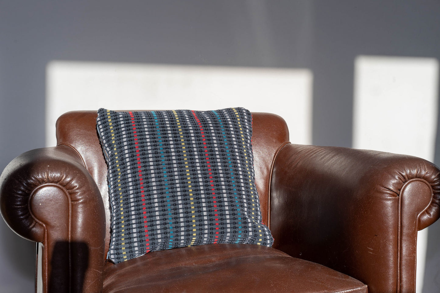 British Rail Trojan Moquette Cushion
