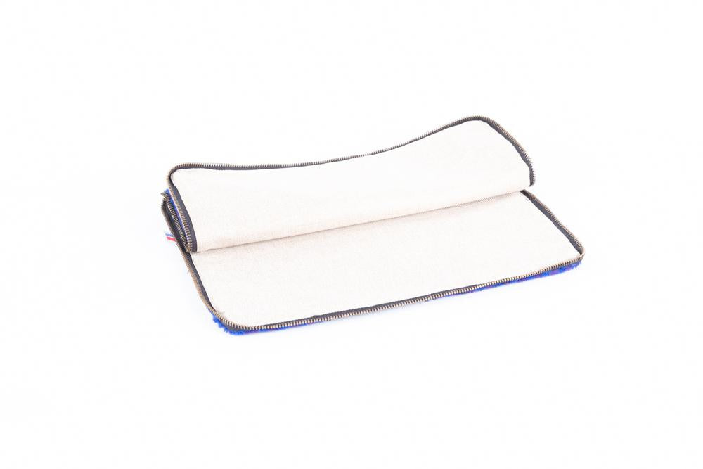 British Rail Blue Blaze Moquette Laptop Case (blaize blue)