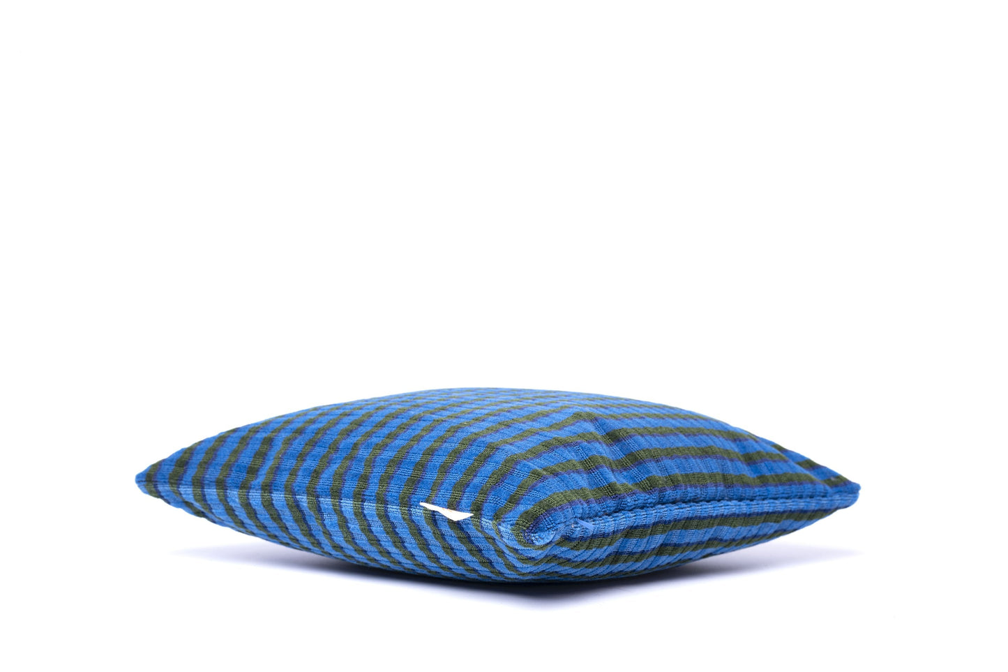 British Rail Bournemouth Blue Moquette Cushion