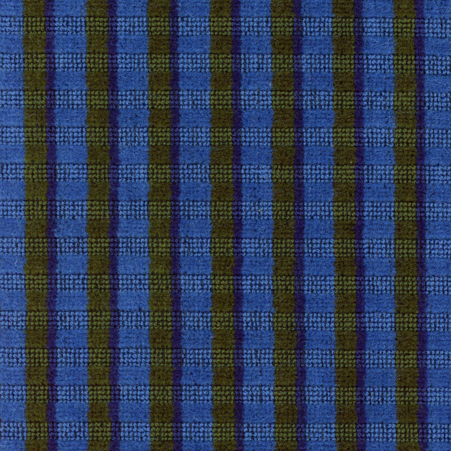 British Rail Bournemouth Blue Moquette Fabric Sold by the Metre