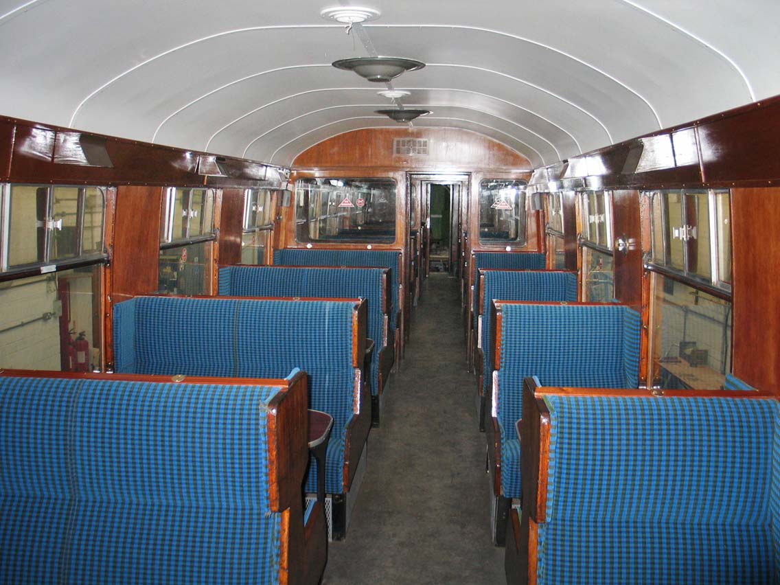 British Rail Bournemouth Blue Moquette Cushion