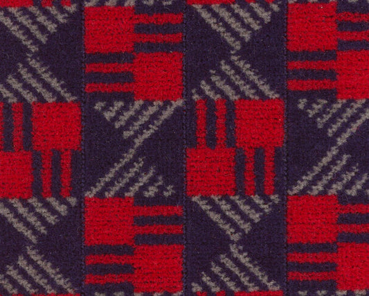 Custom Product using London Underground Central Line 1992 Moquette Fabric