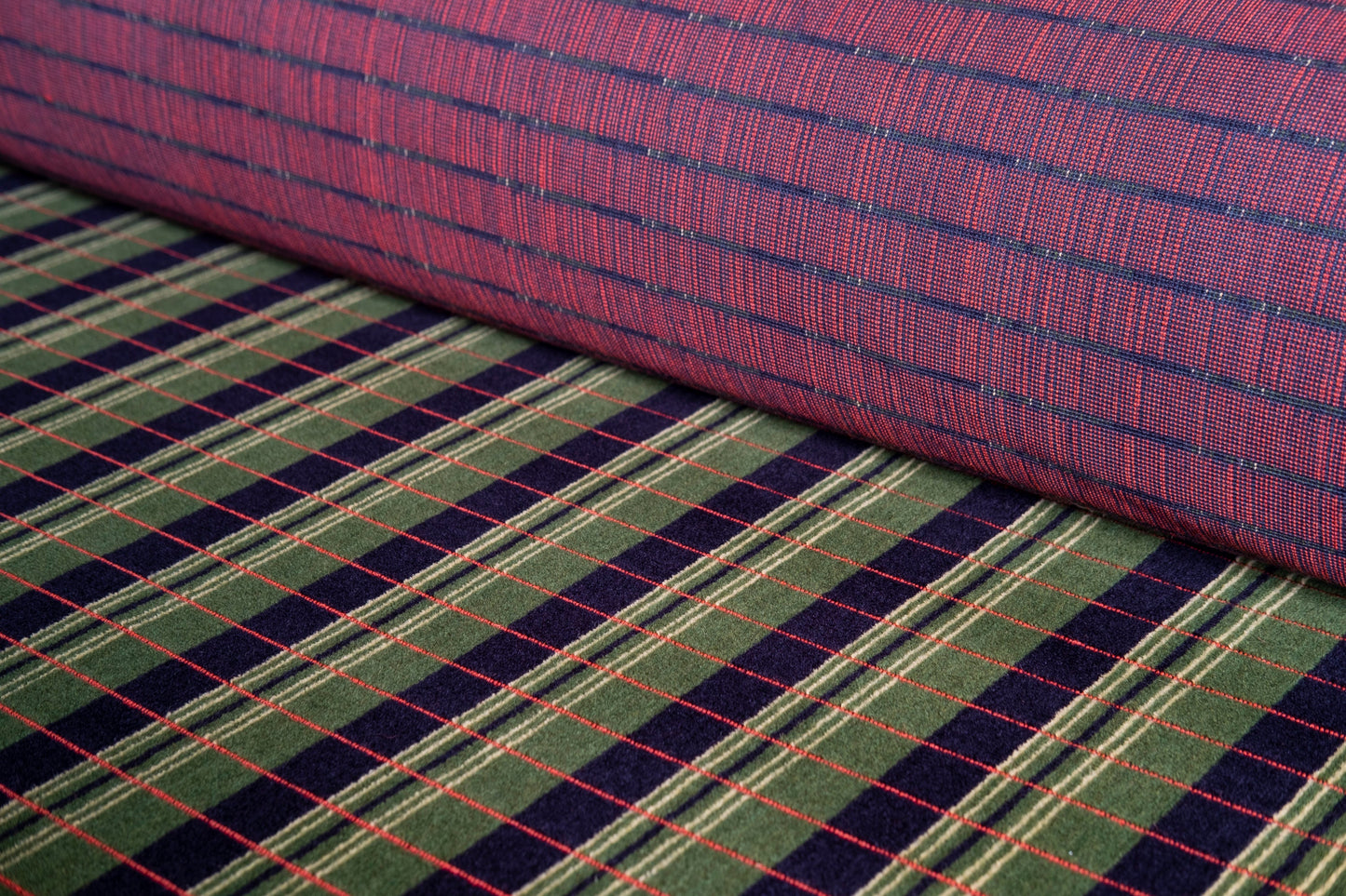 London Bus & London County Green Line (Greenlines)Bus Moquette Fabric sold by the Metre