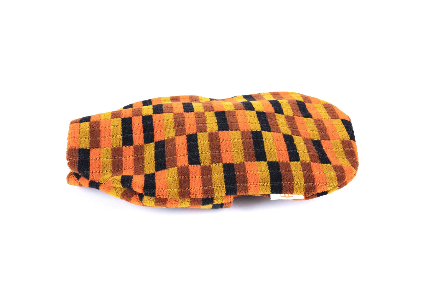 London Underground and Bus (Misha Black) District Line Moquette Hot Water Bottle Cover