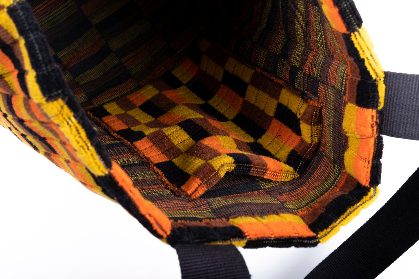 London Underground (Misha Black) District Line Moquette Tote Bag