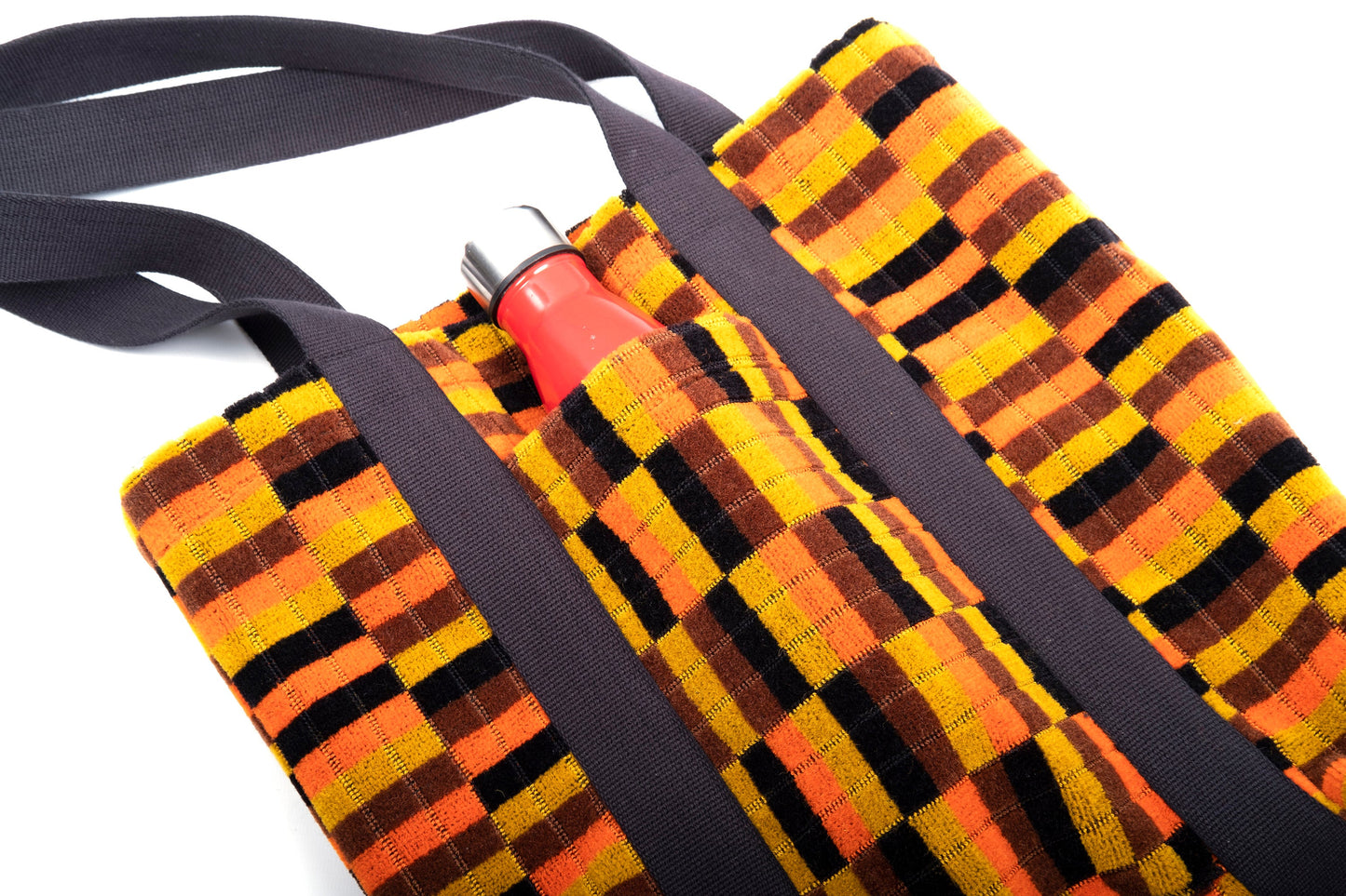 London Underground (Misha Black) District Line Moquette Tote Bag