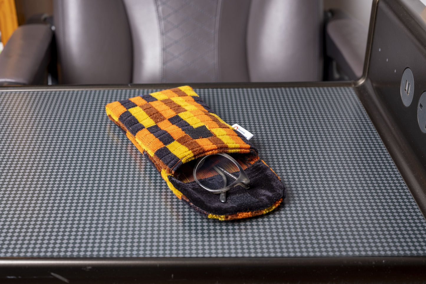 London Underground and Bus District Line District Line Moquette Phone/Glasses Case