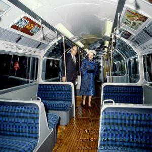 London Underground Victoria, Bakerloo & Northern Lines and London Buses – Blue Straub Moquette Cushion