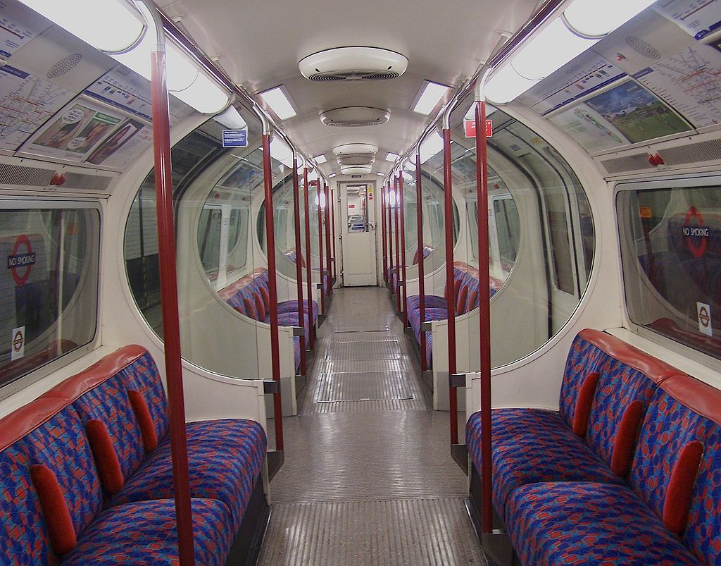 London Underground Bakerloo Line Moquette Cushion