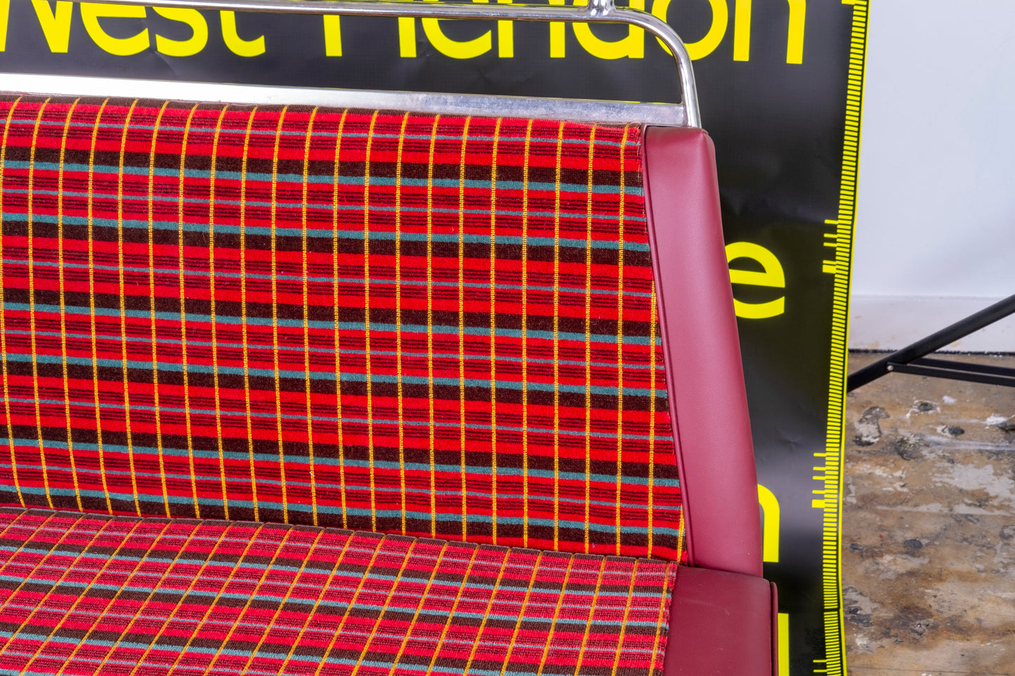 Restored Genuine Routemaster RM London Bus Seat