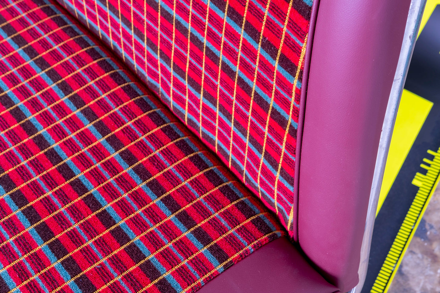 Restored Genuine Routemaster RM London Bus Seat
