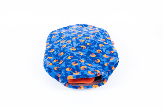 Stagecoach Bus Blue Beachball Moquette Hot Water Bottle Cover