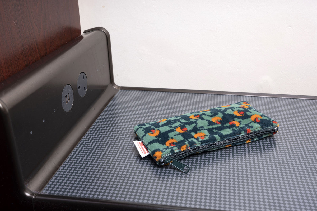 Stagecoach Bus Green Beach Ball Moquette Pencil Case