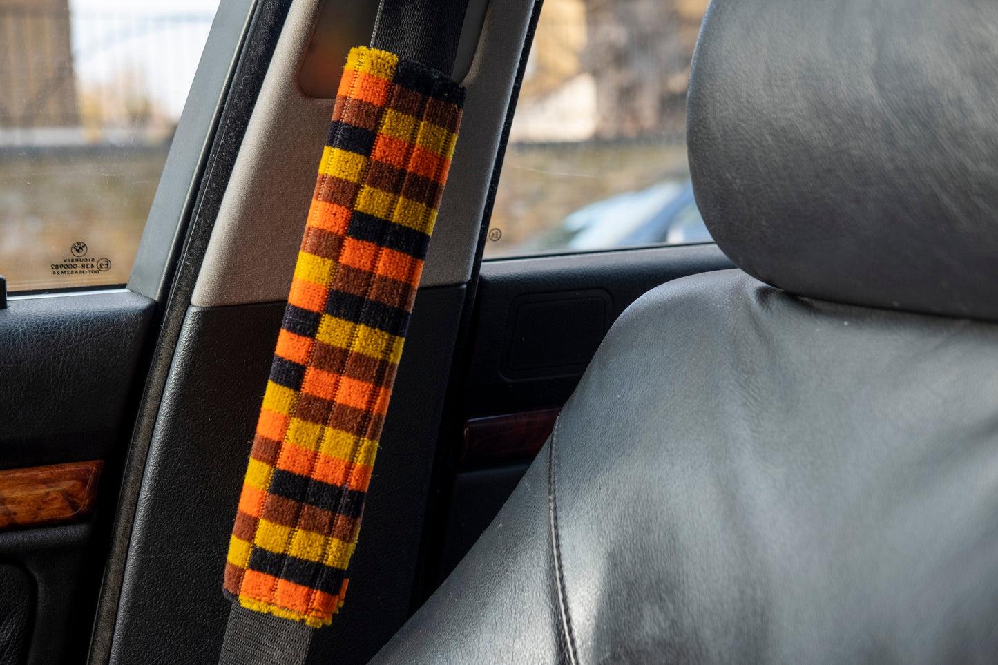London Underground (Misha Black) District Line Moquette Seat Belt Pad
