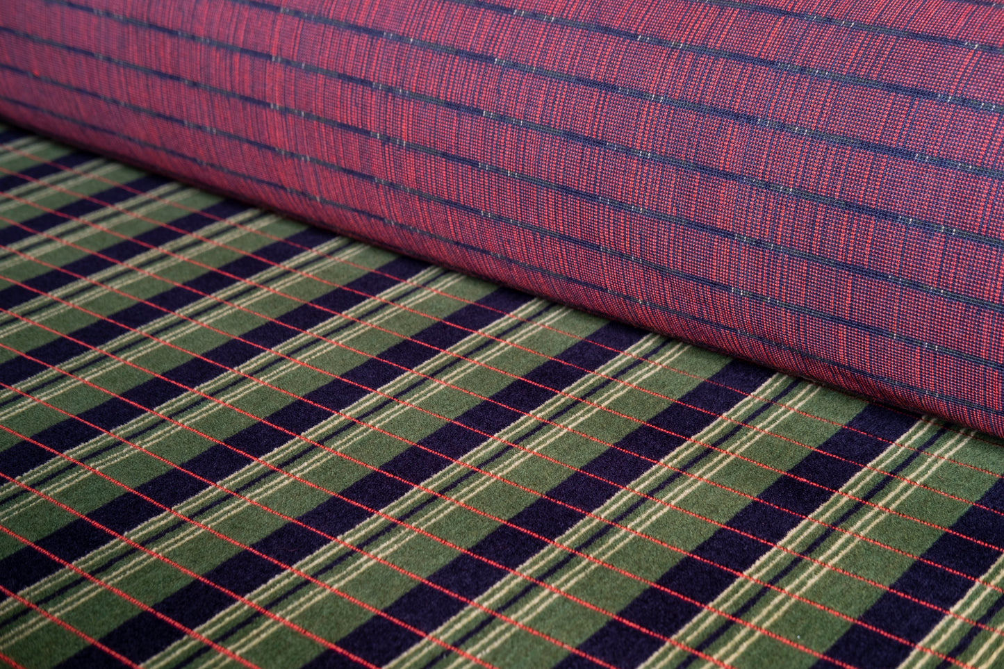 Custom Product using London Bus & London County Green Line (Greenlines)Bus Moquette Fabric