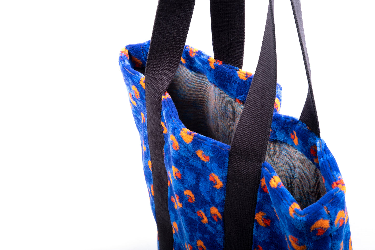 Stagecoach Bus Blue Beachball Moquette Tote Bag