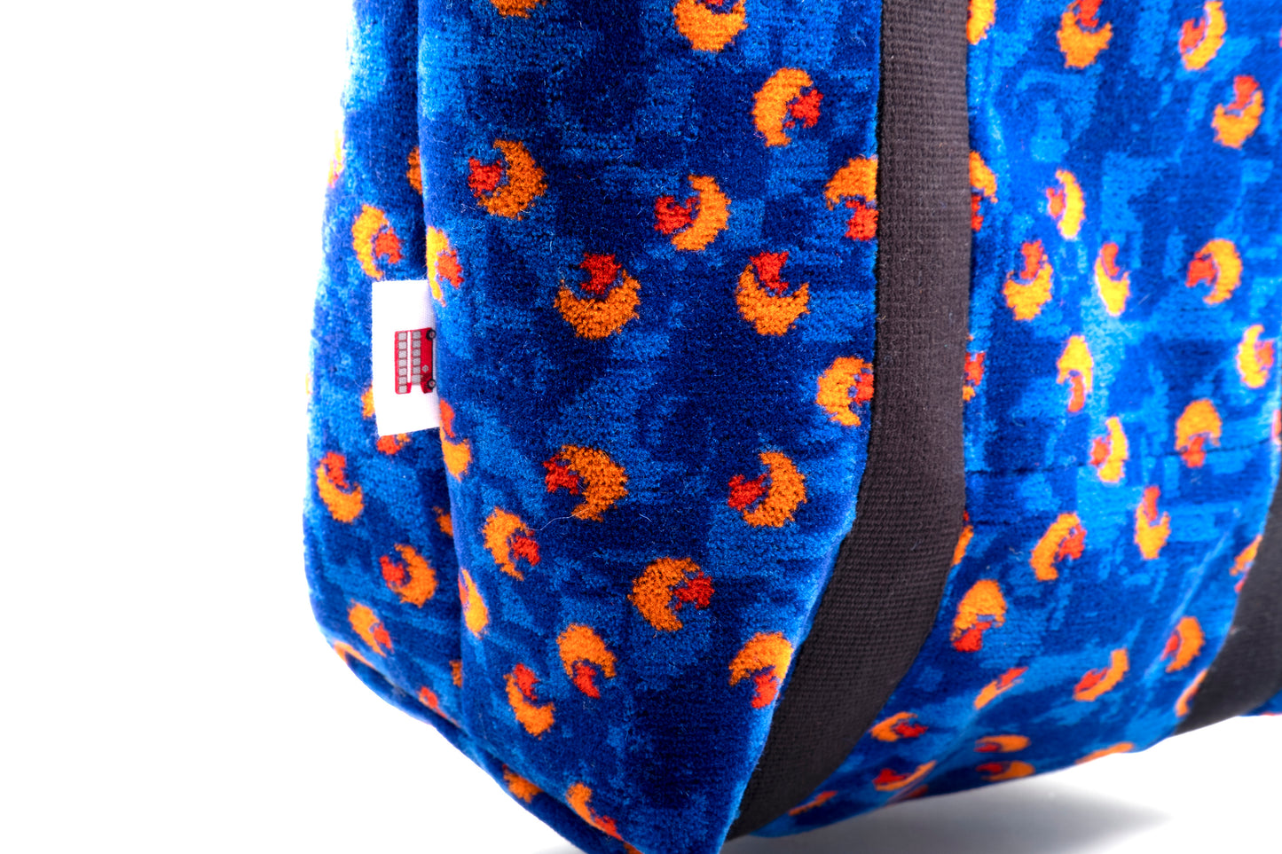 Stagecoach Bus Blue Beachball Moquette Tote Bag