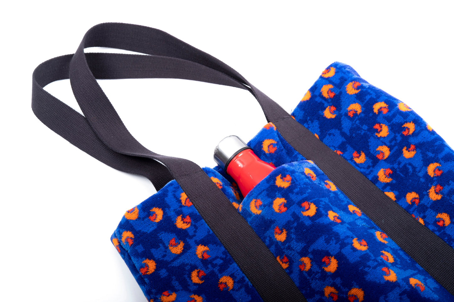 Stagecoach Bus Blue Beachball Moquette Tote Bag