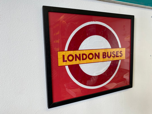 London Transport Bus Roundel (Framed)