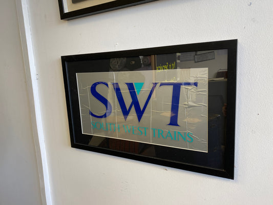 South West Trains Decal Logo (Framed)