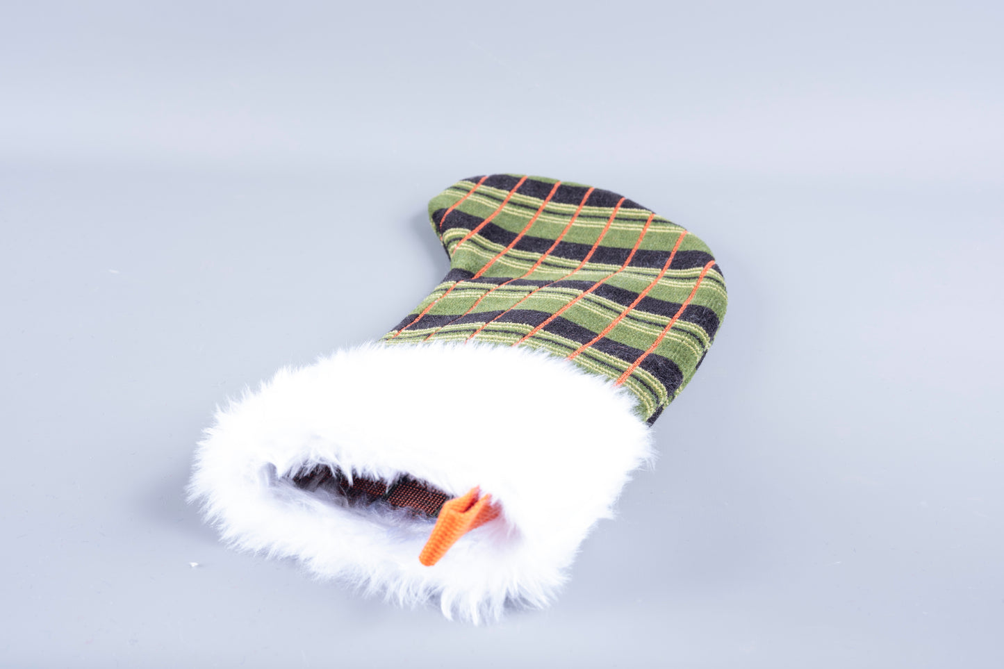 London Bus & London County Green Line (Greenlines) Bus Moquette Christmas stocking