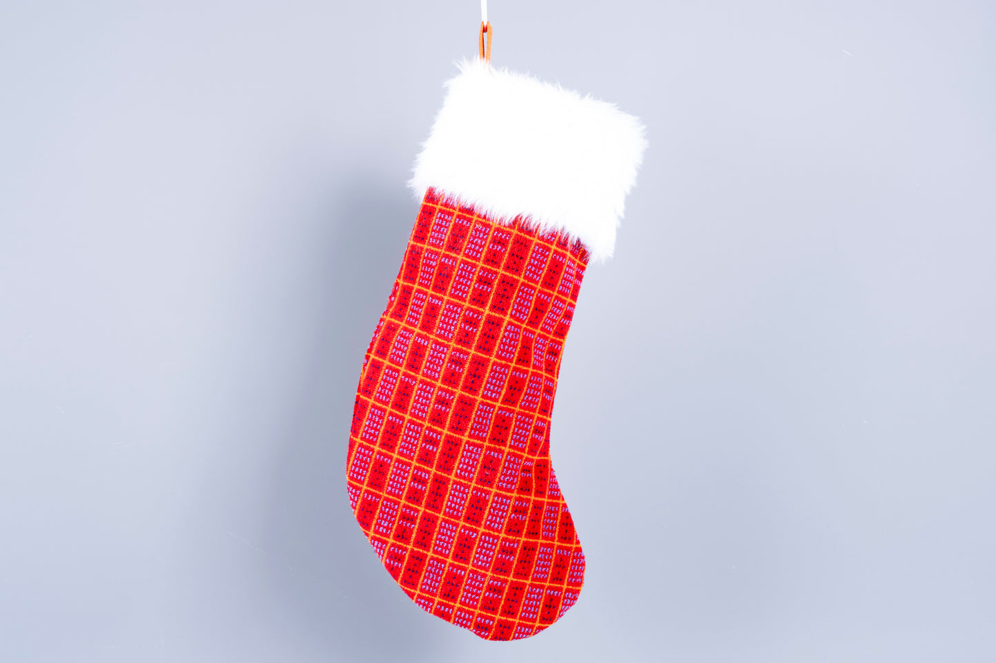 South West Trains 'Timetable' Moquette Christmas Stocking