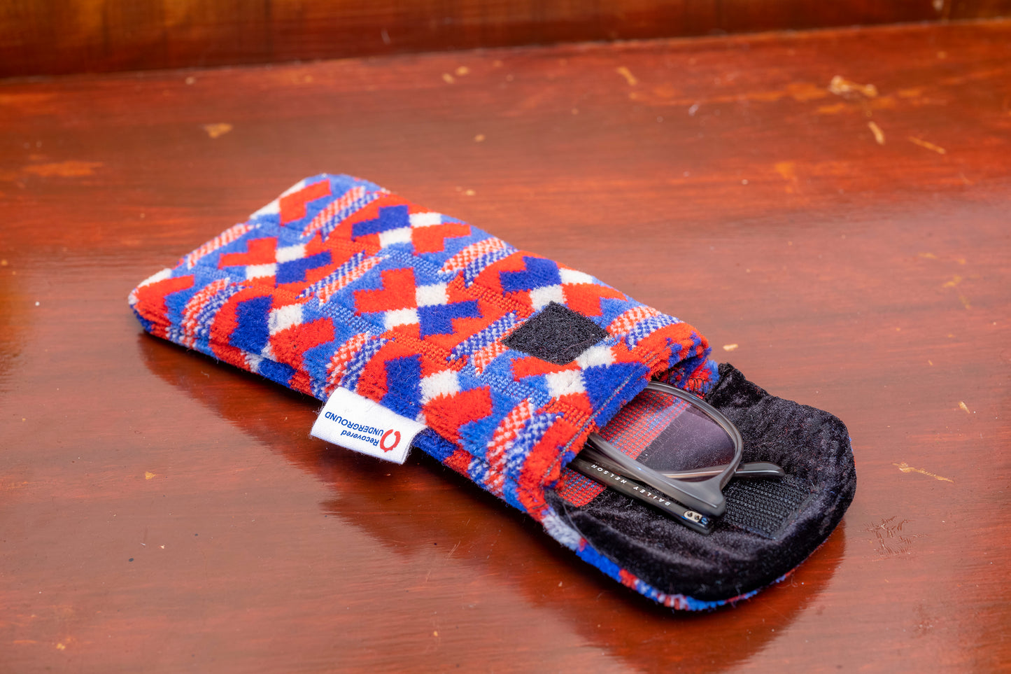 London Underground Victoria Line Moquette Phone/Glasses Case