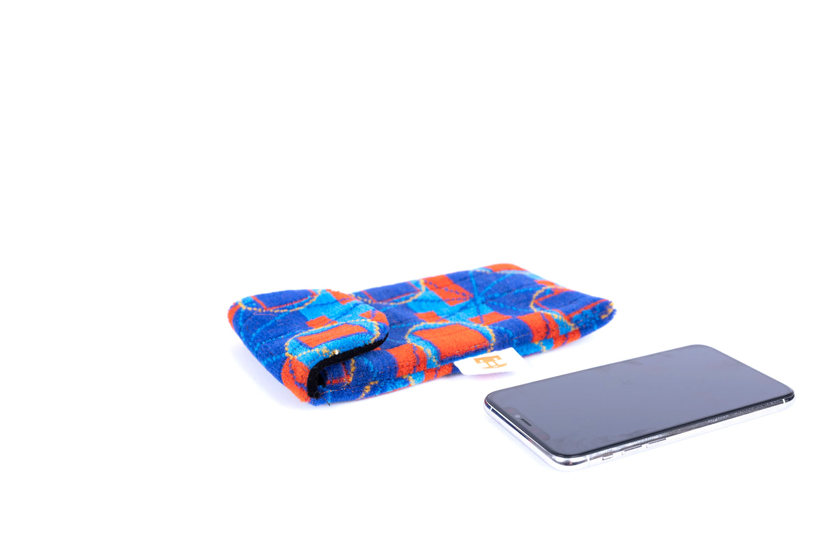 London Underground Bakerloo Line Moquette Phone & Glasses Case