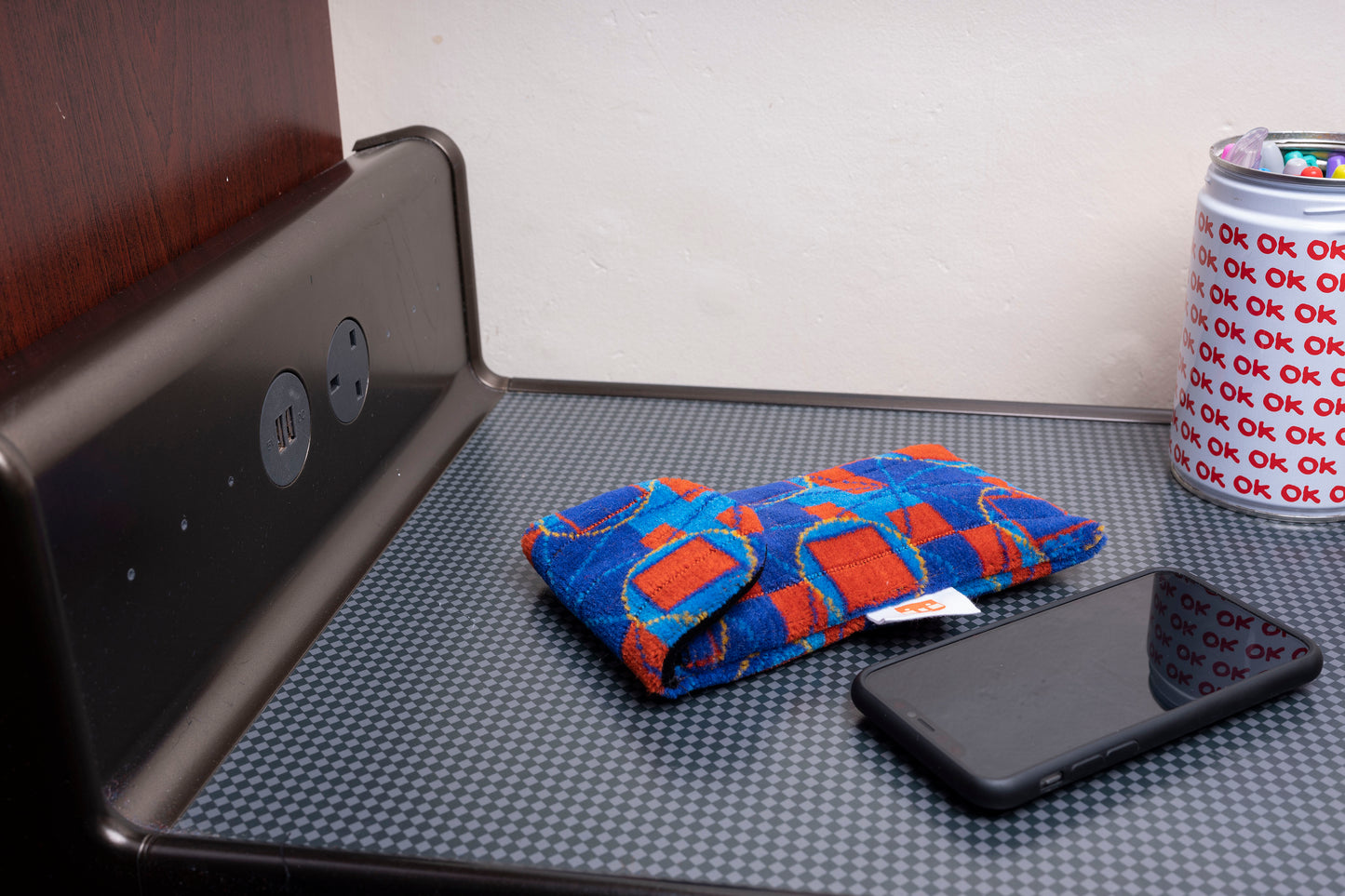 London Underground Bakerloo Line Moquette Phone/Glasses Case