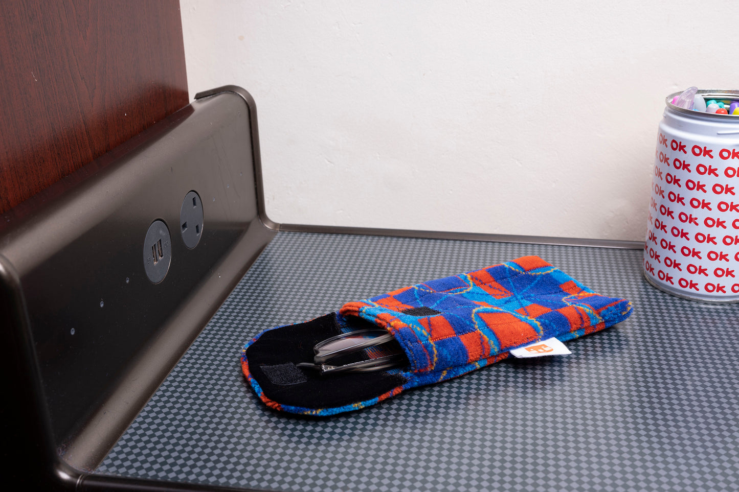 London Underground Bakerloo Line Moquette Phone/Glasses Case