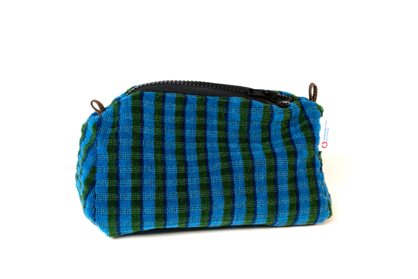 British Rail Bournemouth Blue Moquette Washbag
