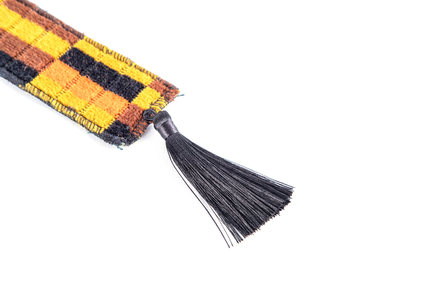London Underground and London Bus (Misha Black) District Line Moquette Bookmark