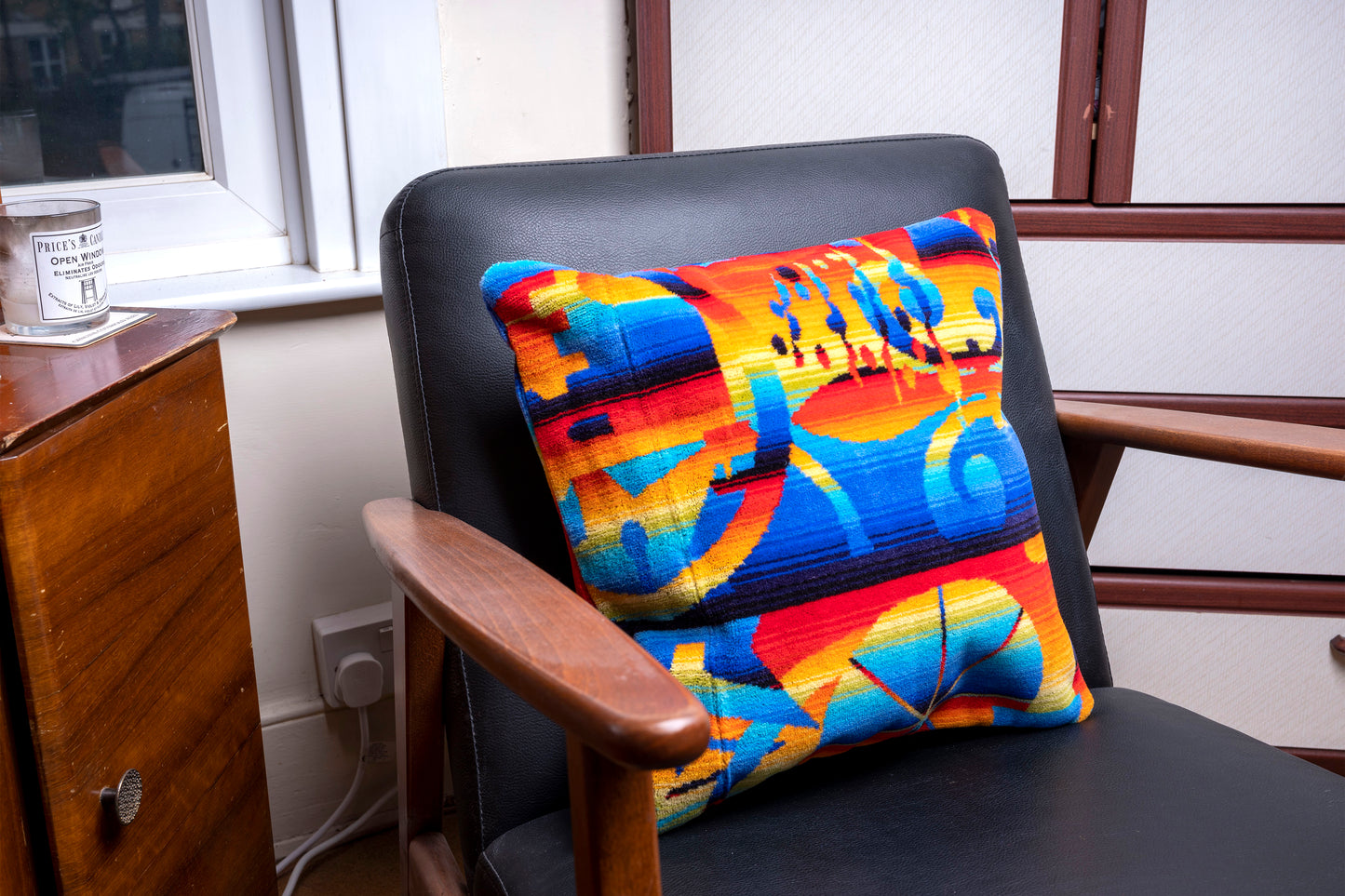 LA (Los Angeles) Rapid Transit System Moquette Cushion