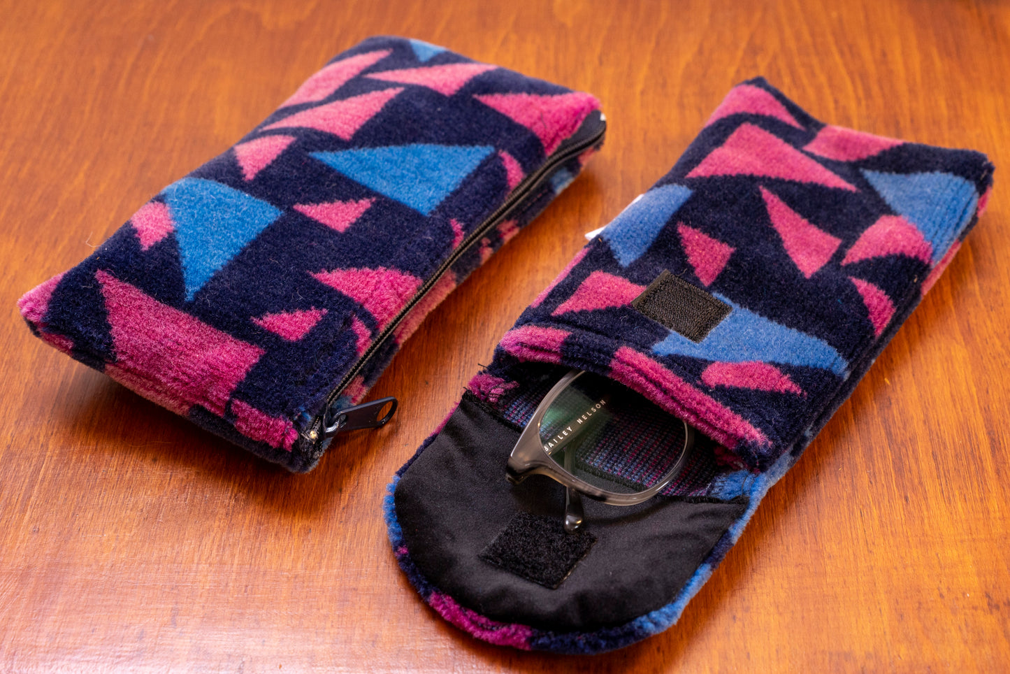 London Underground Metropolitan Line Moquette Phone/Glasses case