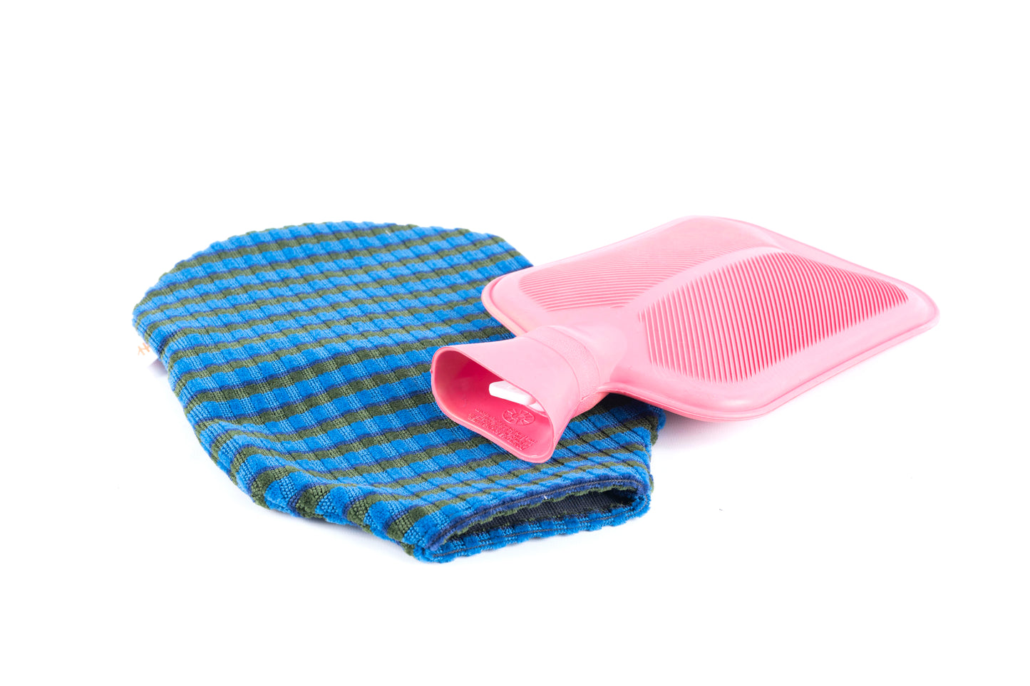 British Rail Bournemouth Blue Moquette Hot Water Bottle Cover