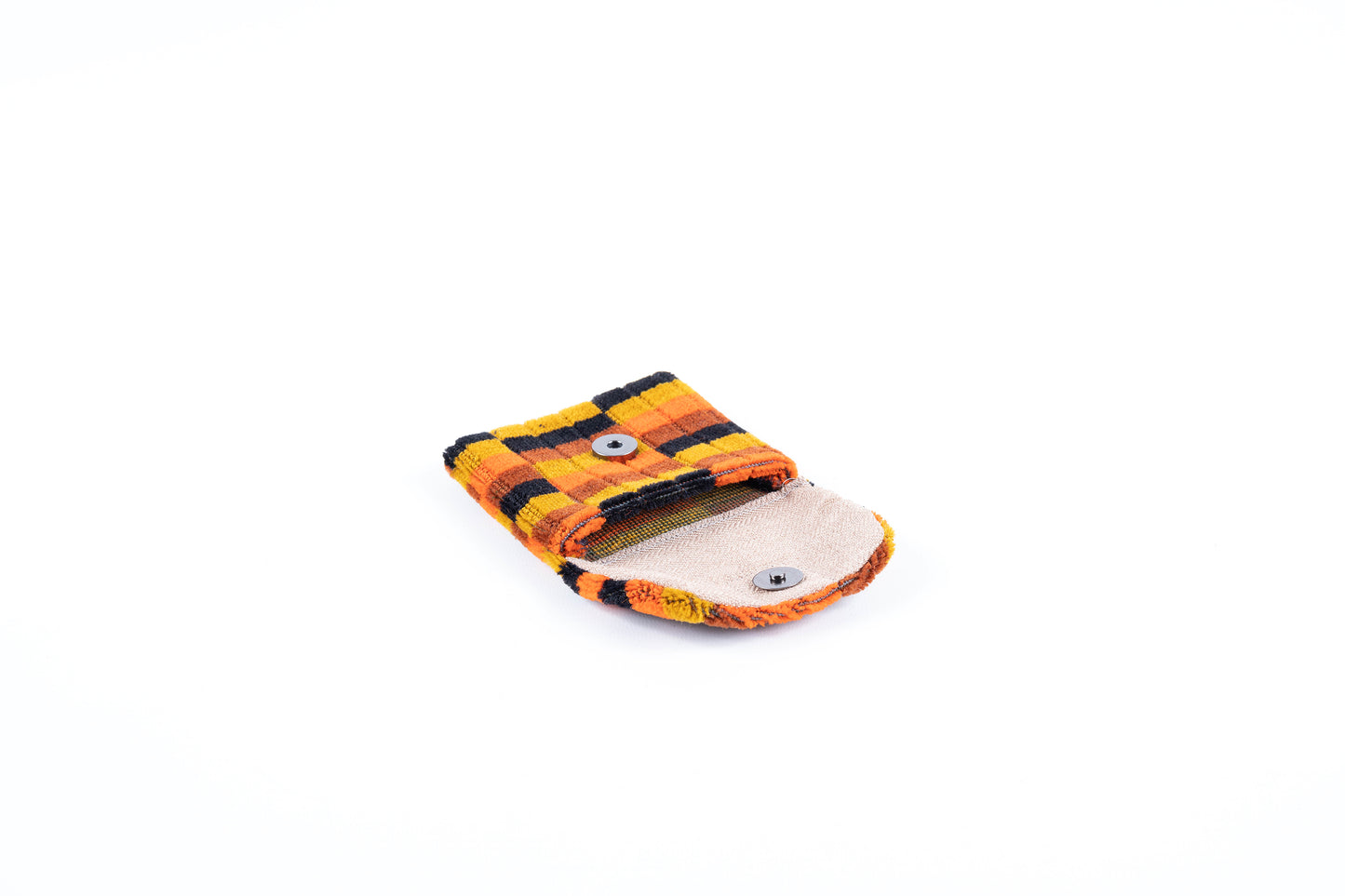 London Underground and London Bus (Misha Black) District Line Moquette Purse/Card Holder