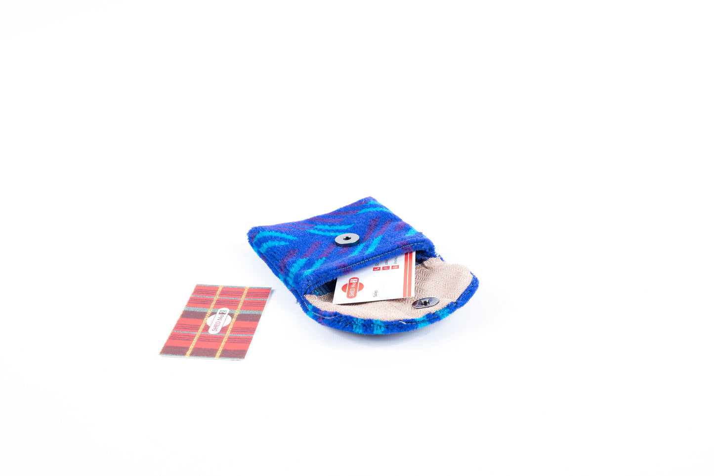British Rail Blue Blaze Moquette Purse/Card Holder