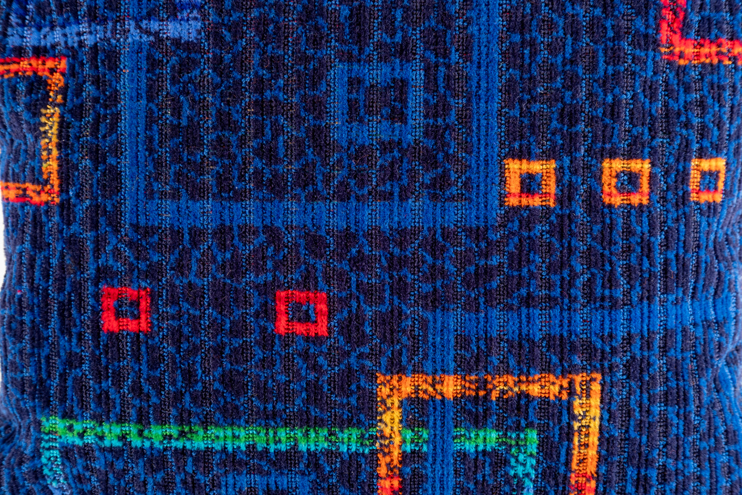 London Underground Piccadilly Line Moquette Cushion