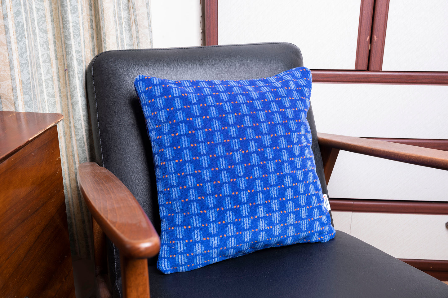 Sheffield Super Tram Moquette Cushion