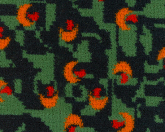 Custom Product using Stagecoach Bus Green Beach Ball Moquette Fabric