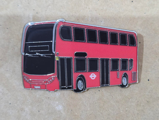 London Transport Enviro 400 Bus Enamel Brooch Pin Badge