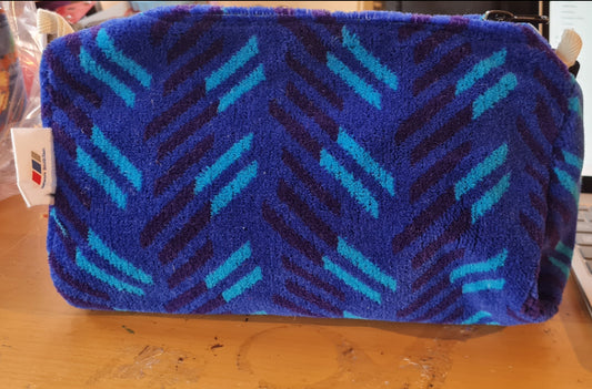 British Rail Blue Blaze Moquette Washbag (blaize blue)