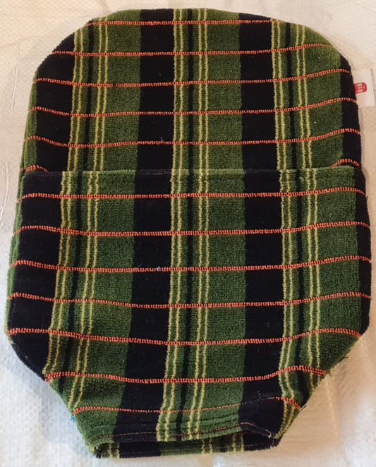 London Bus & London County Green Line (Greenlines) Bus Moquette Hot Water Bottle Cover