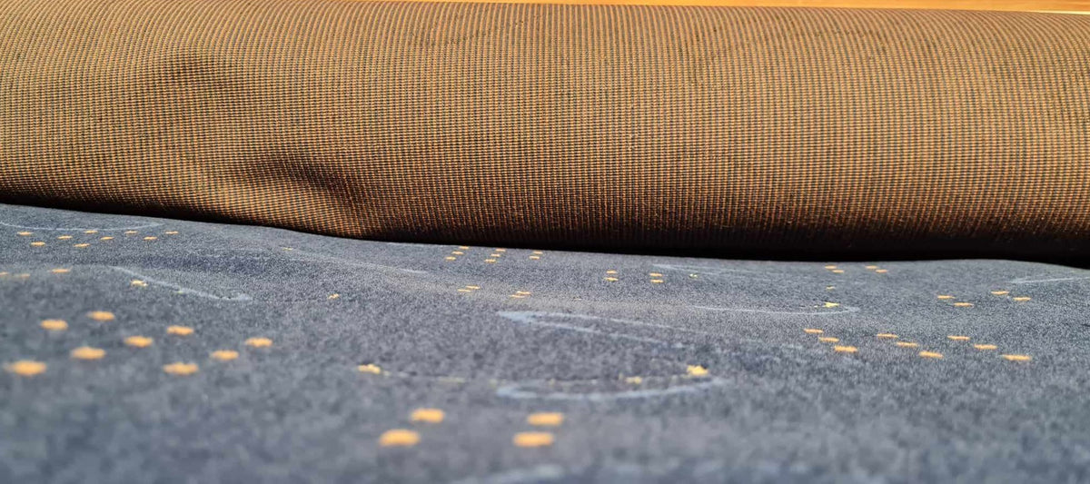 Custom Product using modern Blackpool Tram Moquette Fabric