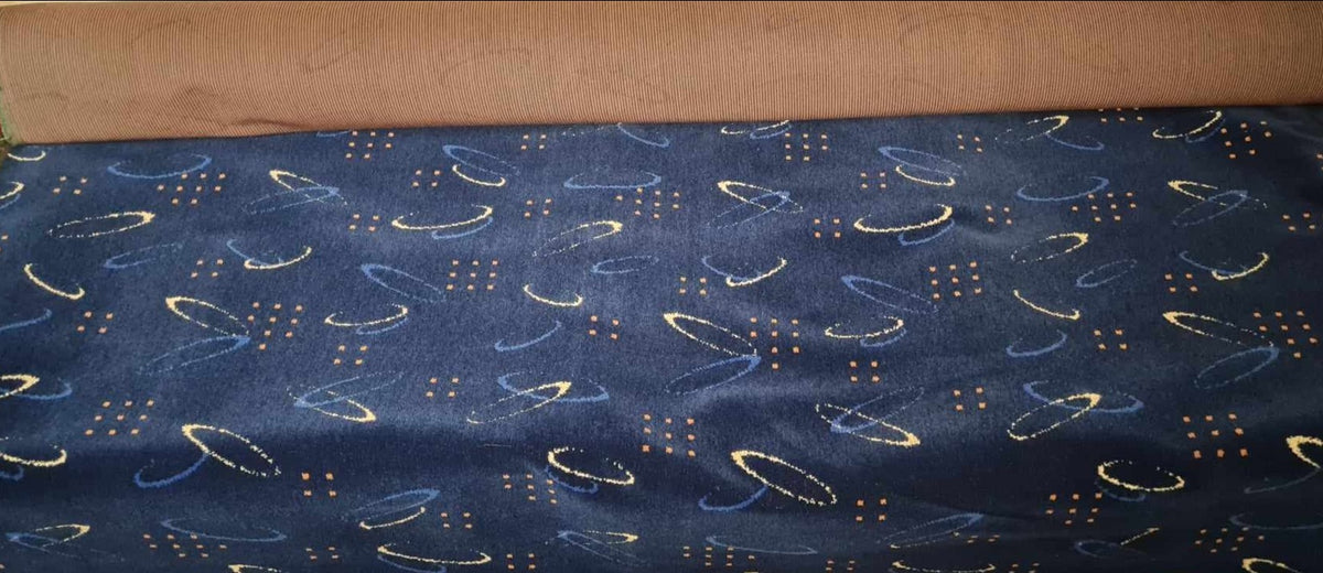 Custom Product using modern Blackpool Tram Moquette Fabric