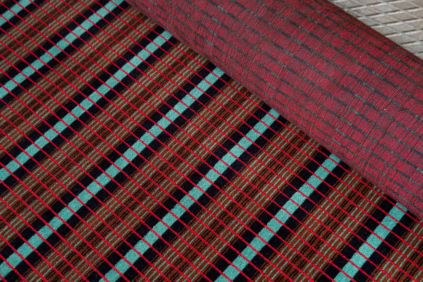London Bus (1950's) RT Bus Moquette Fabric sold by the Metre