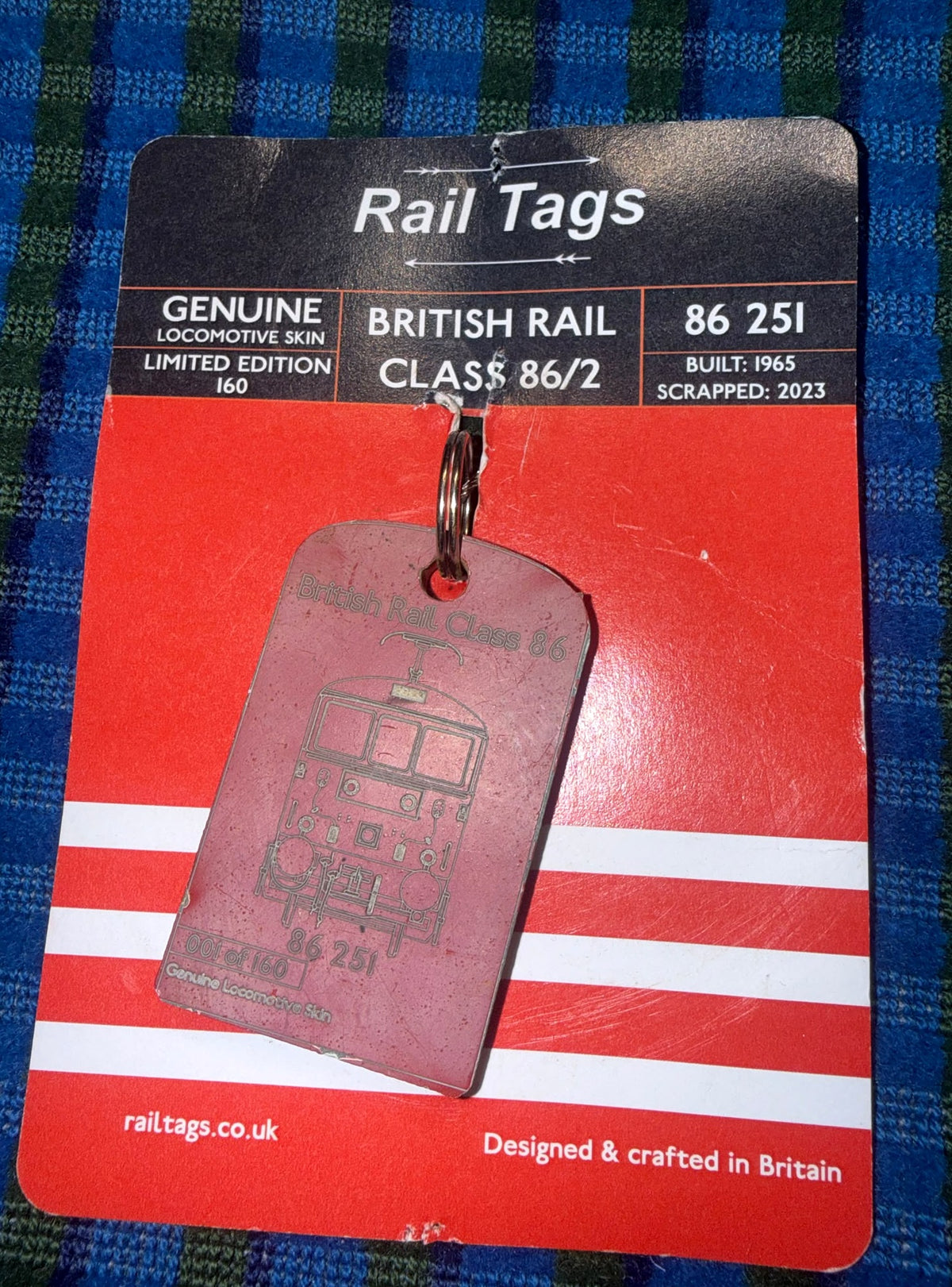 Close-up 86 251 genuine locomotive skin Railtag
