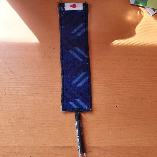 British Rail Blue Blaze Moquette Bookmark (blaize blue)