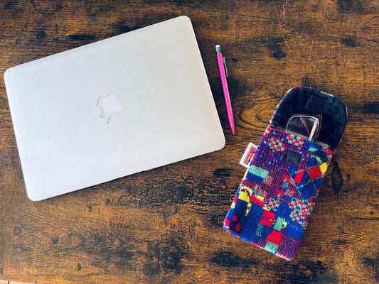 Go ahead (Goahead) Bus Original Moquette Phone/Glasses Case
